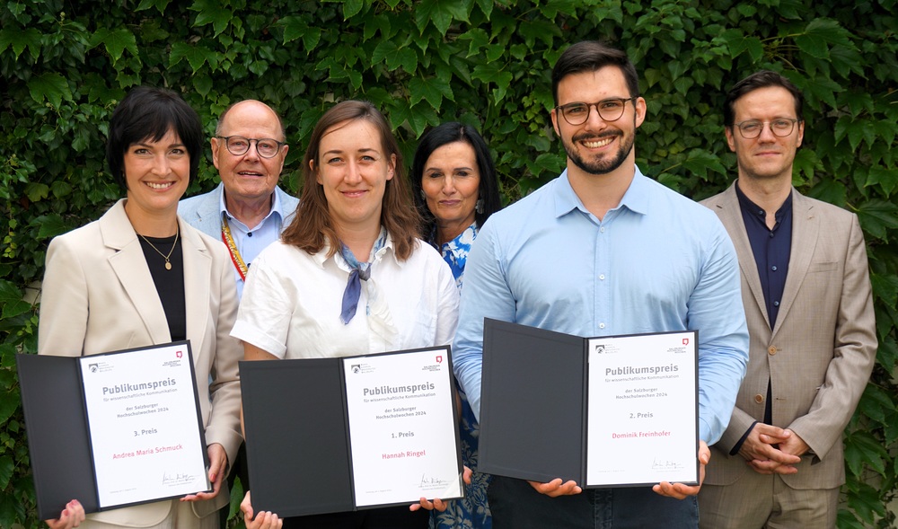Verleihung der Publikumspreise der Salzburger Hochschulwochen / Kathpress / Henning Klingen Verleihung der Publikumspreise der Salzburger Hochschulwochen