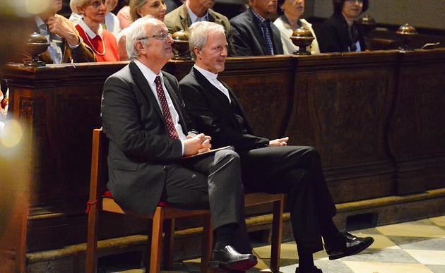 Bischof Bünker und Generalvikar Guggenberger / Diözese Gurk-Klagenfurt