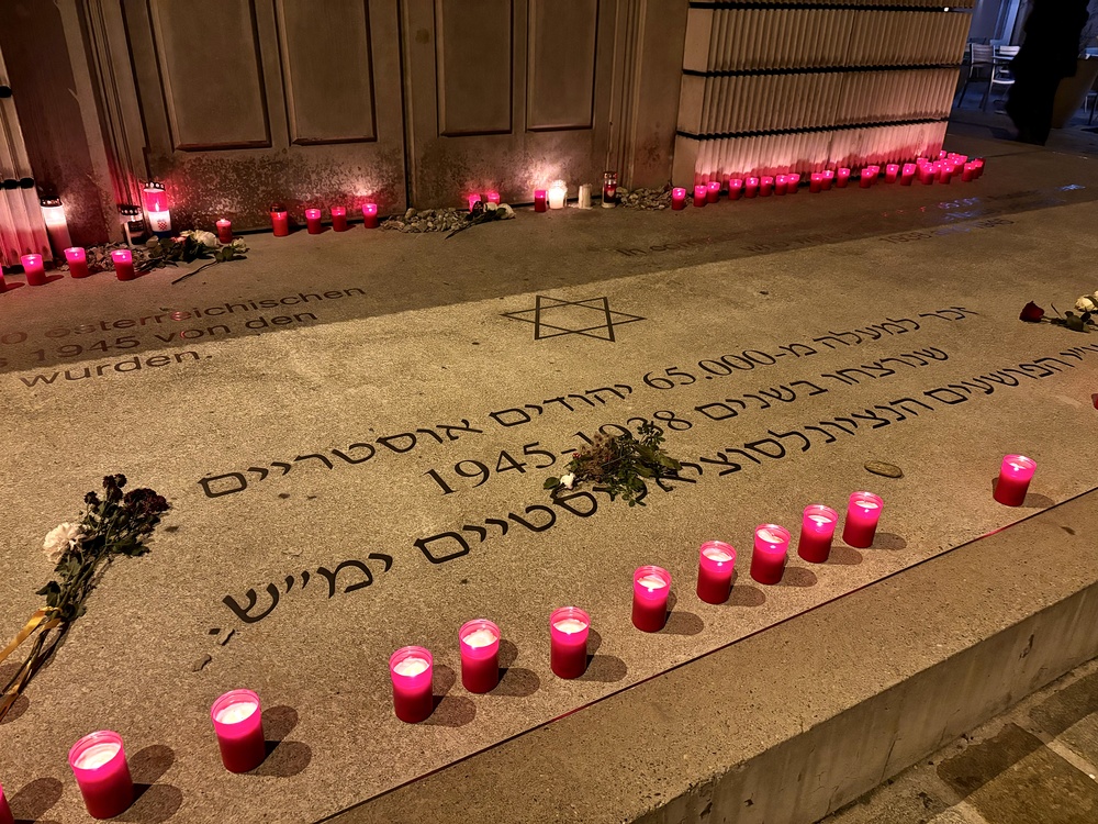 Mahnmal für die österreichischen jüdischen Opfer der Schoah am Wiener Judenplatz / Jutta Steiner/Kathpress Mahnmal für die österreichischen jüdischen Opfer der Schoah am Wiener Judenplatz