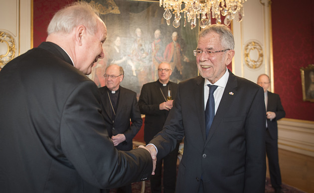 Österreichische Bischofskonferenz & Bundespräsident Van der Bellen / Carina KARLOVITS/HBF, Carina KARLOVITS