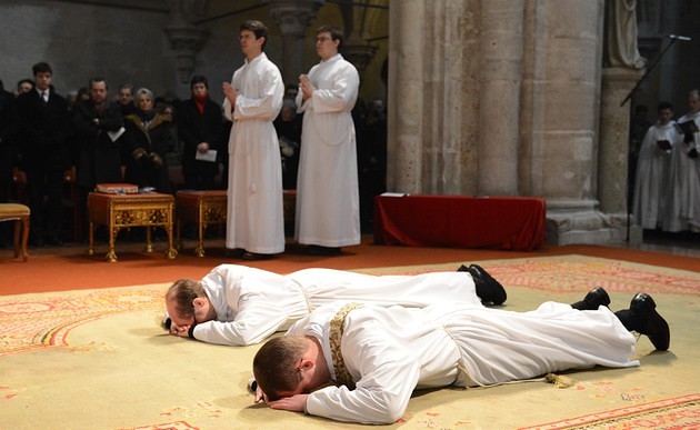 Priesterkandidaten bei der Weihe / kathbild.at/Rupprecht