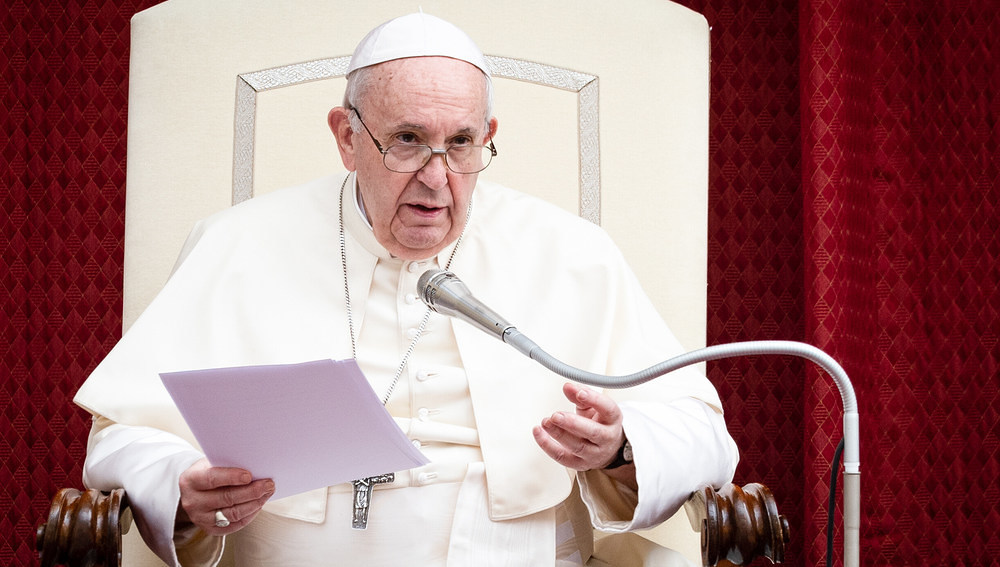 Papst bekräftigt Kritik an militärischer Abschreckung / Cristian Gennari / Romano Siciliani / KNA Papst bekräftigt Kritik an militärischer Abschreckung