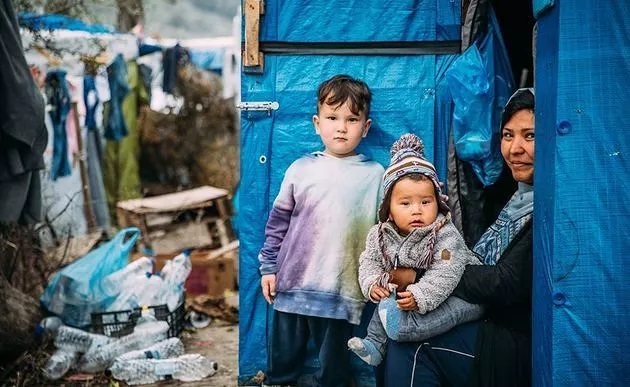 Im Flüchtlingslager Moria auf Lesbos / Caritas/Alea Horst