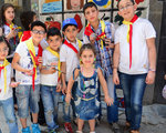 Kinder beim Friedensgebet für Syrien