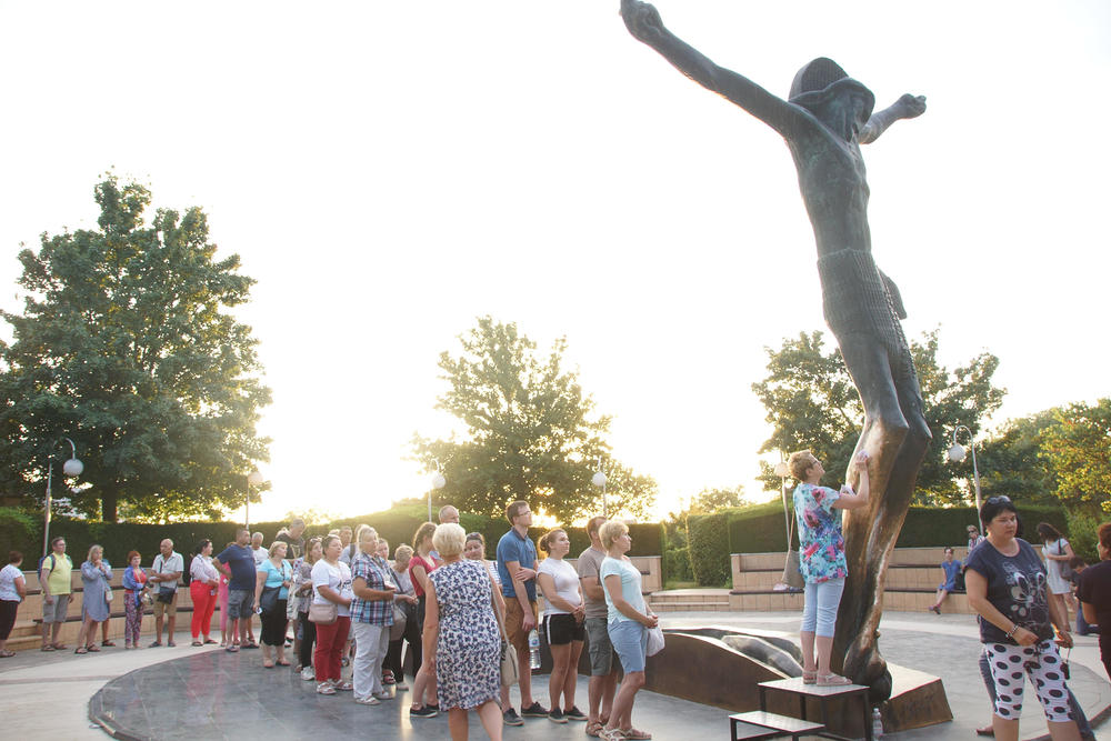 Statue des auferstandenen Jesus in Medjugorje / kathpress / Pernsteiner Statue des auferstandenen Jesus in Medjugorje