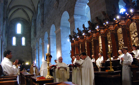 Chorgebet im Stift Heiligenkreuz / Stift Heiligenkreuz