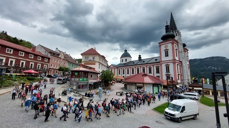 Mariazell: Pfingst-Fußwallfahrt erinnert an Katholikentag 2004