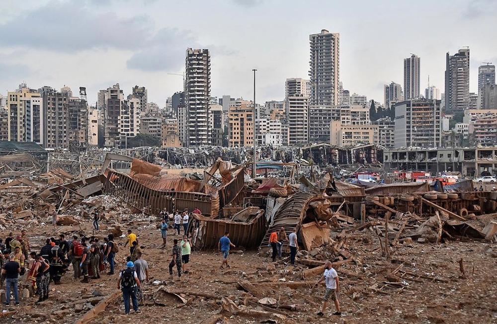 Explosionen im Hafen der libanesischen Hauptstadt Beirut / Initiative Christlicher Orient