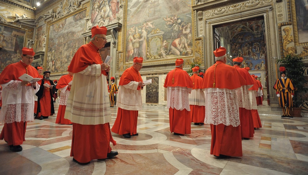 Konklave / (c) 2013 KNA-Bild Alle Rechte vorbehalten., Osservatore 'Extra omnes' - Wahl eines neuen Papstes ist streng geregelt